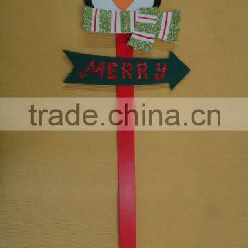Wooden Snowman Standing Decoration CHRISTMAS WOOD CRAFT SIGNS