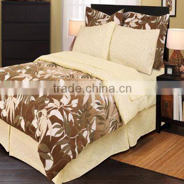 king size 8pcs plain dyed comforter set