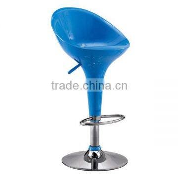 Modern Swivel Chrome Bar chair with ABS bar seat