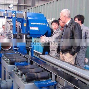 Pipe prefabrication CNC band saw cutting