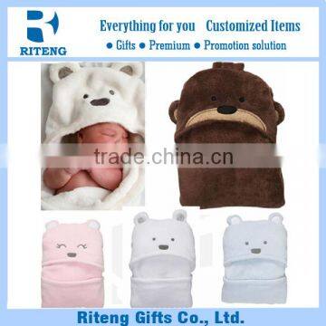 2015 OEM Design Wholesale New Born Baby Blanket With Applique