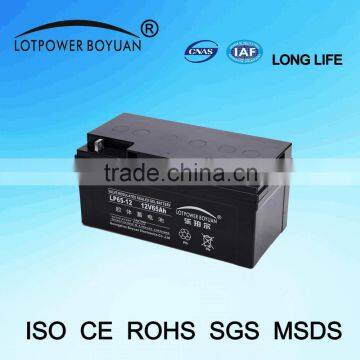 Newest 12v 65ah Rechargeable Gel battery for DC Panel