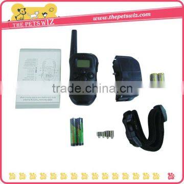remote pet training collar with LCD display