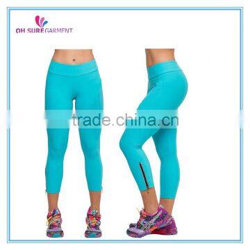 86% supplex 14% spandex womens dry fit fitness tight