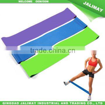 Custom yoga latex resistance loop band set for exercise