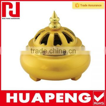 Resonable price supply bronze color brass incense burner