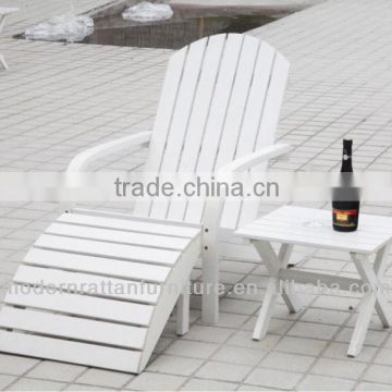 WPC material Outdoor furniture Plastic wood chair and table