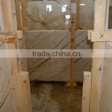 Sofita Gold Beige Marble Slabs Tiles and Blocks Supplier From Turkey