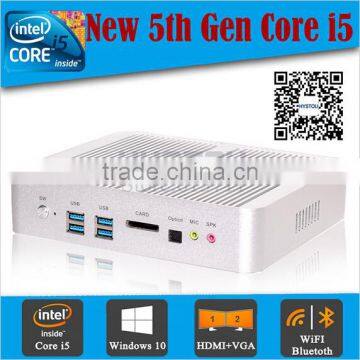 2016 Intel Celeron i5 4258U 2.4GHZ turo2.9G 12V mini desktop i5 windows 10 WiFi HDMI VGA HD 4K resolution