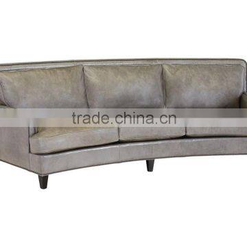 Sectional fabric chaise lounge sofa