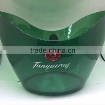 no handle ice bucket / tanqueray ice bucket, plastic ice bucket