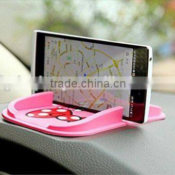 Black Car Dashboard Sticky Pad Mat Anti Non Slip Gadget Mobile Phone GPS Holder Interior Items