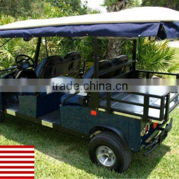 Cruise Car Brand Electric 4P American Utility Vehicle with 4'x3' Stake Bed