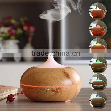 300ml Aroma Essential Oil Diffuser Wood Grain Ultrasonic Whisper Quite Humidifier photo-4