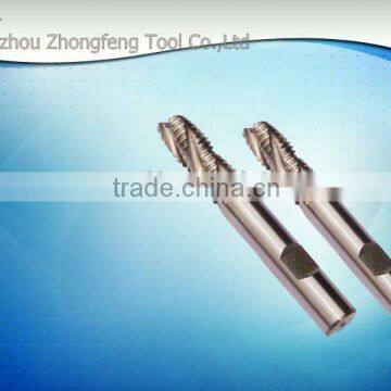 Tungsten solid carbide roughing end milling cutter