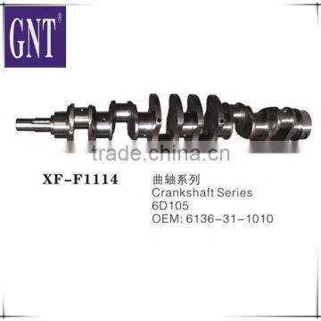 excavator engine Crankshaft for 6D105