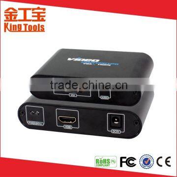 Factory Price Mini VGA to HDMI Converter VGA to HDMI Adapter Mini Box Video Audio Covertor YJS-6500HD photo-5