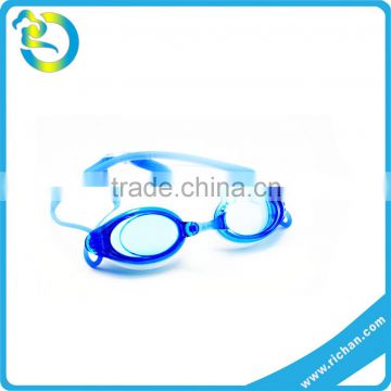 fashion design adjustable waterproof silicone rubber easy adjust swimming goggles