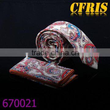 Wholesale Colorful Designs Necktie And Pocket Square Packing Set