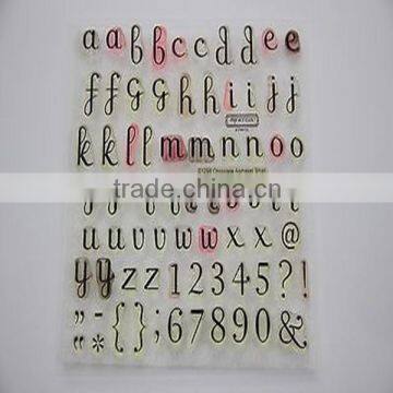 New design clear acrylic alphabet letter