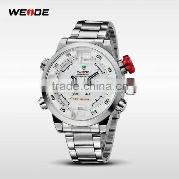 2015 Weide Luxury Brand Watch Men Fashion Watch Quartz Wristwatch Full Steel quartz Special Watch WH2309