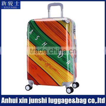 Wholesale Full Printing Bag Trolley Luggage With Removable Wheels