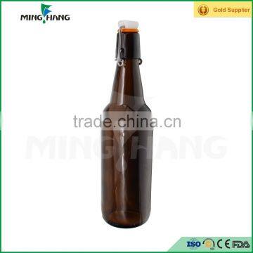 500ml Amber Wine Glass Bottle , Swing Top Glass Bottle photo-4