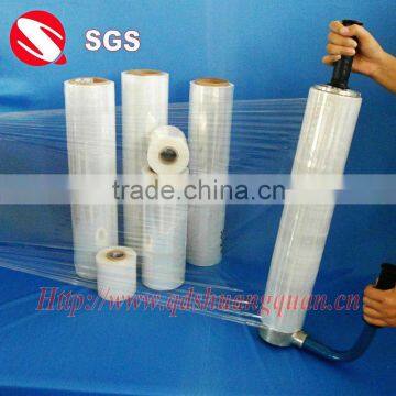 500mm x 15mic x 300m transparent LLDPE manual stretch film