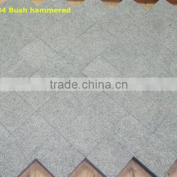 black high quality bush hammered granite g684