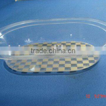 Plastic vacuum formed basin tray