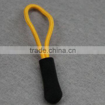 New fashion design coats plastic reversible zipper puller&orange color zipper puller