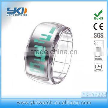 Glow Bracelet binary Led Digital wrist watch for white color