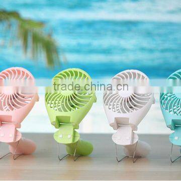 2016 New Wholesale USB Rechargeable Desk Fan, Mini Portable USB Fan