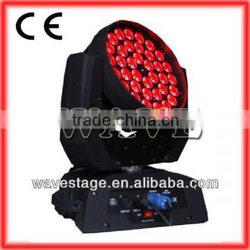 36 pcs 4 in 1 10w RGBW leds zoom dmx512 moving head light (WLEDM-11-4)