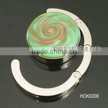 Compact purse Hook, Murano Glass