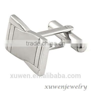 bulk sale matte finish 316l stainless steel cufflinks for men shirt                        
                                                Quality Choice