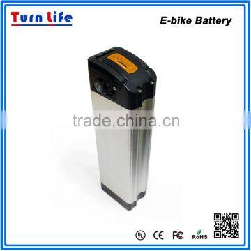 Silver ebike 18560 battery fish electric bicycle battery case