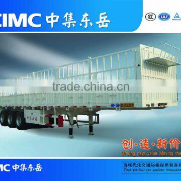 CIMC 3 Axles horse sheep pig transport fence semi trailer