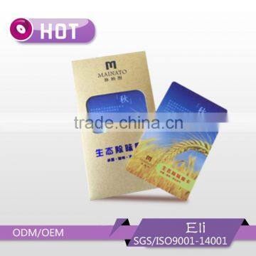 PVC card promotion aromatic car air freshener