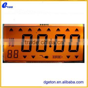 7 segment 6 O'clock viewing angle 3-wire serial interface lcd clock display