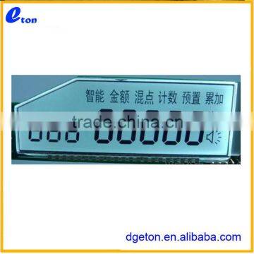 Customized segment LCD for financial electronic device