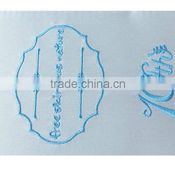 Luxury Promotion Gift Satin Mini Standing Mirror Emboidery LOGO photo-4