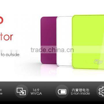 UC50 Mini DLP Pico LED Projector for Smartphones Tablets and Laptops