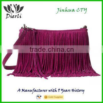 Fringe Tassel Long Strip Shoulder Bag for Girls