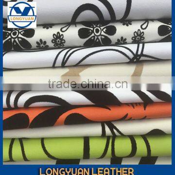 Embossed With Flocking Sofa pu Leather and for Chair/decoration/wallpaper Leather Furniture photo-2