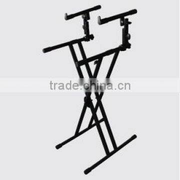 Professional Two layer Double X Music Keyboard stand