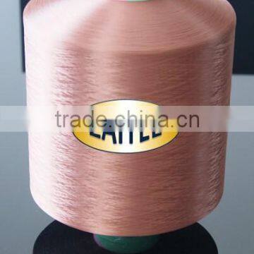 spandex covered polyester yarn