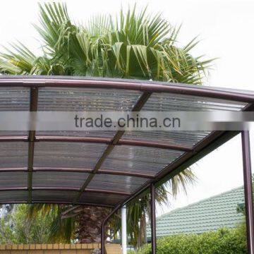 clear corrugated polycarbonate sheet