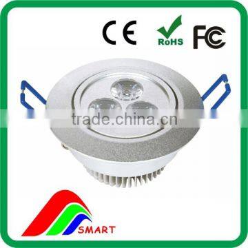 Hot sale high power dia90*45mm led downlight 3w