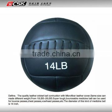 soft leather Medicine Ball/wall ball